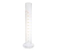Mikikit Cylindre Gradué en Verre 500ml pour Laboratoire Forme Étroite et Manipulation Confortable, Outil de Mesure Chimique Précis et Réutilisable