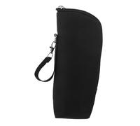 Mikikit de Bouteille Portable Chauffe-biberon Refroidisseur de biberon de Rangement pour gobelet à Eau pour Lait Maternel Tissu Oxford Noir
