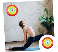 Mikikit de Boxe Gonflable Réactif pour Adultes et Garçon Fille Entraînement de Frappe Coordination Main Œil Motifs Arc Ciel Portable
