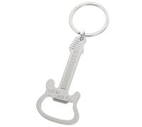 Mikikit Décapsuleur Porte-clés Guitare en Métal, Ouvre-bouteilles Portable pour Bière et Soda, Petit Outil de Bar Pratique et Léger, Accessoire la Cuisine et Restaurant