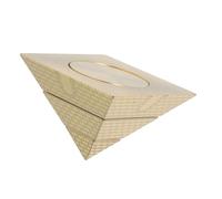 Mikikit Décoration De Bureau Pyramide Ornement De Pyramide Miniature Pyramide De Ornements De Bureau Figurine Pyramide D'egypte Ornement De Bureau Pyramide Feng Shui Laiton Doré