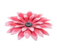 Mikikit Décoration Murale Tournesol En Fer Pour Extérieur Et Intérieur, Fleur Décorative Murale Rustique Rose, Art Mural Suspendu Pour Jardin Et Chambre, Décoration Patio Créative En Métal Résistant