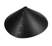 Mikikit Déflecteur Écureuil pour Mangeoire à Oiseaux Butée De Poteau Extérieur Clapet De Protection pour Nichoirs à Oiseaux