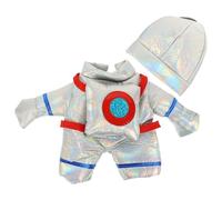 Mikikit Déguisement Astronaute pour Chiots en Polyester Confortable et Facile à Porter, Tenue Halloween Délicate pour Fêtes et Balades en Ville