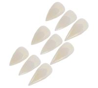 Mikikit Dents de Vampire Halloween 9 Pièces avec Colle Adhésive Fausses Canines Cosplay pour Costume Accessoires Vampire Réutilisables Cosplay D’Halloween Adultes