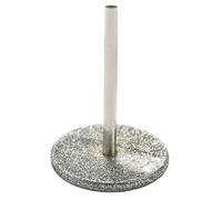 Mikikit Disque de Ponçage pour Ongles 20 MM en Acier Inoxydable Embout Plat pour Ponceuse à Manucure Accessoire Nail Art Professionnel Embout de Polissage pour Cuticules Usage