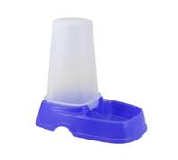 Mikikit Distributeur Automatique de Nourriture pour Chat et Chien Bac Alimentaire Vertical Plastique Sûr Facile à Nettoyer pour Absences Courtes et Alimentation sans Pollution Couleur