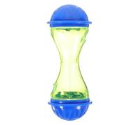 Mikikit Distributeur de Nourriture en Plastique Bleu pour Lapins Lot de 2 Pièces D'os pour Contrôle de L'alimentation et Développement de L'intelligence des Petits Animaux