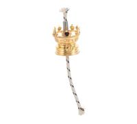 Mikikit Douille rétro pour lampe à pétrole support de cheminée de lampe à huile lampe à huile DIY régulateur pour lampe à huile en verre brûleur de remplacement alliage d'aluminium Doré