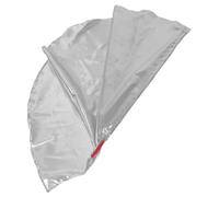 Mikikit Drapeaux de Semi Circulaires pour Danse Du Ventre Bannières Colorées Métalliques avec Hampe Accessoires pour Performances Spirituelles et Cérémonies Chrétiennes