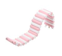 Mikikit Échelle Décorative Résistante aux Morsures en Bois et Acier Inoxydable pour Hamster pour Exercices et Décoration de Bureau