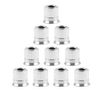 Mikikit Écrous à Bride à Dégagement Rapide 10 Pièces pour Broyeur Alimentaire Accessoires de Fixation en Alliage D’Aluminium Écrous de Blocage Compatibles pour Moulin à Grains et Robot