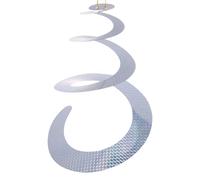 Mikikit Effaroucheur d'oiseaux Réfléchissant Rotatif pour Jardin Et Balcon, Plastique Solide, Spirale Expulseur Oiseau Anti-nicheurs, Protection Vergers Et Abris Extérieurs