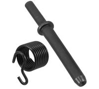 Mikikit Embout Pneumatique pour Marteau à Riveter Tête de Rivet Semi-Creuse et Pleine en Acier Allié Kit 3-8 MM Ressort Outil Robuste pour Rivetage Automobile et Travaux Industriels