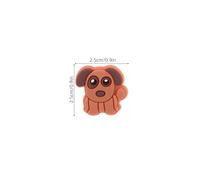 Mikikit Embouts pour Crayons Animaux en PVC 40 Pièces Décorations Scolaires Souples Clip Amovible Motifs Chiot Mignons Récompenses pour Élèves en Classe