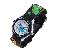 Mikikit Enfant Dinosaure Regarder Les Enfants Les Enfants Regardent à Rétroéclairage LED Montres Enfants pour Garçons De 3 à 5 Ans Temps Réveil en Plastique Dessin Animé