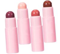 Mikikit Ensemble de 4 Rouges à Lèvres Mats pour Femmes Couleur Brillante et Hydratante, Maquillage Quotidien Élégant et Confortable pour Lèvres Douces Couleur Aléatoire
