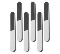 Mikikit Ensemble de 6 Bâtonnets de Ponçage 3 Faces en Eva Finition Lisse et Prise Confortable pour Ponçage de Maquettes et Accessoires pour Ongles
