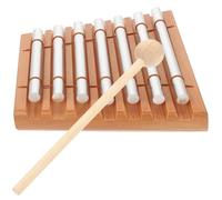 Mikikit Ensemble de Carillons à 7 Tons pour Garçon et Filles Instrument de Percussion Musical Jouet Éducatif pour Classe Facile à Utiliser pour Activités de Plein Air Kit de Musique