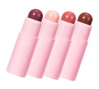 Mikikit Ensemble de Rouges à Lèvres Mats 4 Pcs Petits Formats, Finition Velours Mat Hydratant, pour Femmes Noires, Look Quotidien et Fêtes, Tons Mixtes Variés Couleur Aléatoire