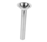 Mikikit Entonnoir Acier Inoxydable pour Farce à Saucisse Tube de Remplissage Accessoire Pratique pour Préparation Maison