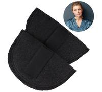 Mikikit Épaulettes Éponge Auto-adhésives Fines Coussinets Épaules Confortables et Réutilisables pour Vêtements Blouses Robes et Pulls Féminins