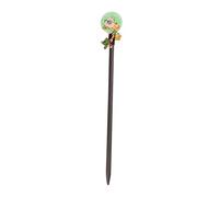 Mikikit Épingle à Cheveux Chinoise Bois Eastling Jade Style Rétro Antique Baguette pour Coiffure de Mariée et Chignon Traditionnel