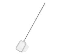 Mikikit Epuisette pour Aquarium Acier Inoxydable Filet Fin pour Poissons et Crevettes Manche Réglable Adaptable Filet pour Eau Douce et