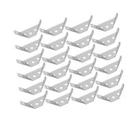 Mikikit Équerre Triangulaire Inoxydable Support Angle Multifonction Robuste pour Meubles Bureau Table et Chaise Connecteur Angle Acier INOX pour Fixation