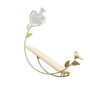 Mikikit Étagère Murale Nordique Fer pour Rangement Mural Support Multifonction pour Salle de Bain et Salon Rack de Stockage Suspendu Doré Organisateur pour Articles Divers