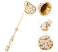 Mikikit Éteignoir à Bougie Vintage en Alliage de Zinc, Outil de Fixation pour Bougies Parfumées, Dimensions 19x4,2x5,6 Cm, Léger 94 G, Accessoire pour Bougies D'aromathérapie