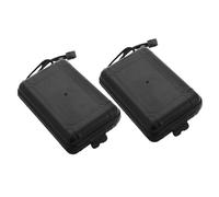 Mikikit Étui à Flèches Portable Étanche Lot de 2 Boîte de Rangement Compacte pour Pointes de Flèches Support Résistant pour Tir à L’Arc en Extérieur Conteneur Sécurisé Anti-Humidité