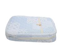 Mikikit Étui Biblique en Coton Extra Large avec Fermeture Éclair - Paquet de Rangement Portable pour Bible et Livre de Prières - Pochette Organisée pour L’église et L’étude Chrétienne