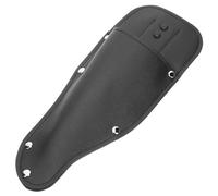 Mikikit Étui pour Ciseaux de Taille en Cuir PU Noir, Protège-Pointes Confortable et Antichute, pour Jardinage et Sécateur Portable