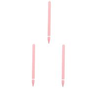 Mikikit Étui pour Stylet 3 Pièces à Stylo Pomme Manchon De Stylet en Silicone Stylo Cas Peau Manchon Couverture De à Crayons en Silicone Gel De Silice Écriture Autocollant