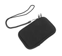 Mikikit Étui Téléphone Portable en Néoprène Zippé pour Femmes Multifonctions, Léger Et Résistant, Pochette De Voyage Bandoulière, Protection L’humidité, Taille Noire