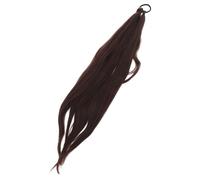 Mikikit Extension Queue de Cheval Tressée Longue Perruque Synthetique pour Femmes Cheveux Naturels Coiffure Facile Style Quotidien Soirée Déguisée Cheveux Femmes Perruque