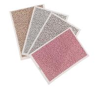 Mikikit Feuilles de Transfert à Motif pour Pâte Polymère, Lot de 4, Papier Soluble à l'Eau, Processus Facile, Pour Débutants et Artisans Confirmés