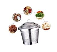 Mikikit Filtre à Thé Acier Inoxydable avec Chaîne Infuseur à Thé pour Tasse pour Facile à Nettoyer Capacité pour Infusion Complète