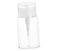 Mikikit Flacon Pompe à Essence Voyage 100Ml Contenant Cosmétique Vide Rechargeable pour Démaquillant et Lotion Portable et Pratique Voyages Flacon en Plastique Robuste Pompe