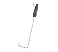 Mikikit Fourchette à Barbecue Acier Inoxydable avec Poignée Silicone Outil Pratique pour Griller Viande Et Découpe De Steak pour BBQ Et Camping