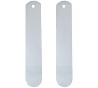 Mikikit Gabarits de Sublimation Thermique 2pcs Design à Trou pour Chaussettes en Aluminium Argenté Faciles à pour Transfert par Presse à Chaud