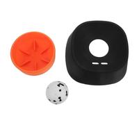 Mikikit Gamelle pour Chien Mangeant Lentement Petite Taille Noire, Bol à Lécher Anti-déversement en Plastique, D'enrichissement Mental pour Friandises Liquides et Bouillon, Alimentation