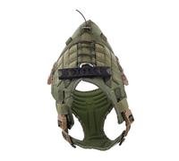 Mikikit Gilet pour Chien Assistance Harnais Ajustable pour Chiot s pour Promenade Extérieur