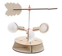 Mikikit Girouette Éducative en Bois à Assembler - Kit Scientifique Éducatif pour Garçon et Filles, Indicateur Direction Vent Précis, Projet Bricolage Extérieur, Expériences Scientifiques