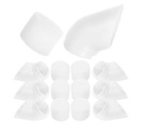 Mikikit Gobelets en Plastique Hydroponiques, Coupe D'orchidée, Tour Verticale de Coupe, Blanc, Plastique et Éponge, Culture sans Sol, pour Plantes et Légumes de Balcon