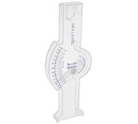 Mikikit Gravimètre de Salinité Précis en Plastique Blanc Détection Automatique, Hydromètre Rectangulaire pour Piscine à Poissons et Eau de Mer