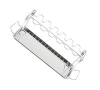 Mikikit Grille à Griller Poulet Inox 14 Fentes Support à Pilons Avec Bac Récupérateur Acier Solide Cuisson Uniforme Four Barbecue