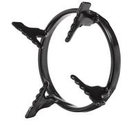Mikikit Grille de Cuisinière à Gaz en Métal Noir Surface Lisse et Design Spécial pour Support de Petite Cafetière et Pot à Lait Cuisine