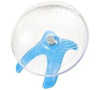 Mikikit Grosse Roue Silencieuse pour Hamster en Plastique, Accessoire Interactif pour Divertissement, Adaptée aux Petits Hérissons et Souris